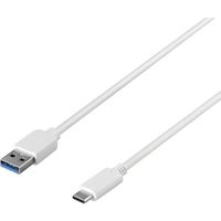 バッファロー USB3.2 Gen1 ケーブル AーC 1m ホワイト BU3AC10WH 1個 453-9566（直送品）