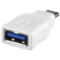 バッファロー USB3.1 Gen1変換アダプター(Aメス to C) ホワイト BSUAMC311ADWH 1個 453-1291（直送品）