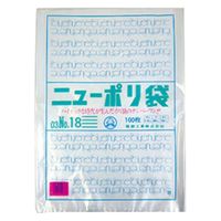 福助工業 ポリ袋 ニューポリ袋 003 No.18 0440493 1セット(1袋(100枚)×20)（直送品）