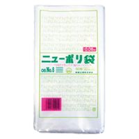 福助工業 ポリ袋　ニューポリ規格袋 0.06 No.8　4000枚(500枚×8) 143959（直送品）