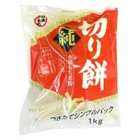 日本もち(株) 日本もち 純切り餅 シングルパック もち粉使用 1Kg x10 4904086930205 1セット(10個)（直送品）