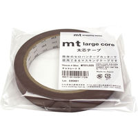 カモ井加工紙 mt　Large Core 幅15mm×長さ30ｍ チョコレート R マスキングテープ MT01L025 1個