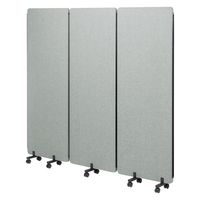 サンワサプライ 吸音パネル 3連パーティション 幅1800×奥行32×高さ1620mm グレー SPT-CN5GY 1台（直送品）