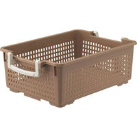 伊勢藤 フリーバスケット M ベージュ 4950672658831 1個（わけあり品）