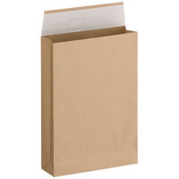 「現場のチカラ」 スーパーバッグ 宅配袋（紙製） 茶 特小サイズ 封かんシール付 1パック（100枚入）  オリジナル（わけあり品）