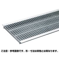 奥岡製作所 溝蓋グレーチング 並目プレーンタイプ U字溝用 2t以下 240×995×25mm OKU 25-25 1枚（直送品） - アスクル