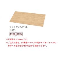 組立設置込】プラス L6収納庫 天板 幅900×奥行450×高さ20mm ライト