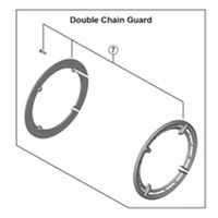 シマノ Y0J398050 SMーCRE50 44T ダブルガード&ボルト 1セット(3個)（直送品）