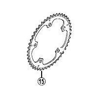 シマノ Y1HD39010 FCーS501 シングル/ チェーンリング 39T ブラック WCG用 1セット(4個)（直送品）