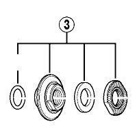 シマノ 右ロックナットユニット Y