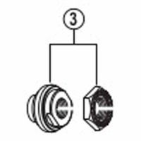 シマノ Y3E098020 FHー3500 右ロックナットユニット 1セット(4個)（直送品）