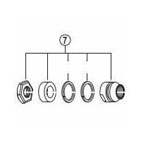 シマノ Y3TD98030 左ロックナットユニット 1セット(3個)（直送品）