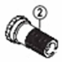 シマノ Y43Z13100 ロックブッシュ (右/ブラック) 1セット(8個)（直送品）