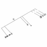 シマノ Y8K698070 前用ピボットボルト組立品 (ボルト50.4 /ナット27.0) 1セット(3個)（直送品）