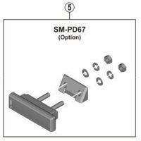 シマノ YL8698070 SMーPD67 リフレクターユニット 1セット(3個)（直送品）