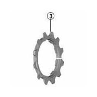 シマノ Y1ZV12000 CSーHG50ー9 スプロケット12T TOP 1セット(3個)（直送品）