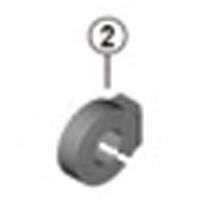 シマノ Y33M39700 回り止めワッシャー7R (ブラック) 逆爪用 1セット(4個)（直送品）