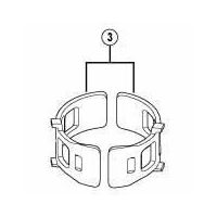 シマノ Y57Y98040 SMAD17 バンドアダプターM 1セット(4個)（直送品）