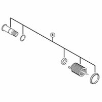 シマノ Y5XX98060 RDー9000 プレート軸組 1セット(3個)（直送品）