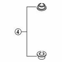 シマノ Y8VR98010 BLーM820 軸ブッシュA/B 1セット(10個)（直送品）