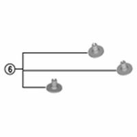 シマノ YL8898050 SPDーSL 軽量タイプ クリートボルト ノーマルM5×8mm 6個 1セット(18個:6個×3セット)（直送品）