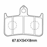 丸中洋行 A61ー015HN (HD154) ブレーキパッド HONDA A61-015HN(HD154) 1セット(3個)（直送品）