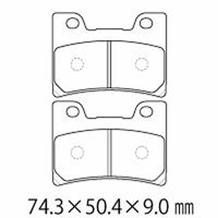 丸中洋行 A61ー021YN ブレーキパッド YAMAHA 1セット(4個)（直送品）