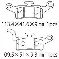 丸中洋行 A61ー025YN ブレーキパッド YAMAHA 1セット(4個)（直送品）
