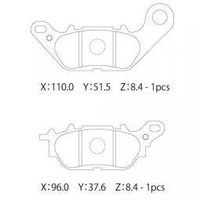 丸中洋行 A61ー027YN ブレーキパッド YAMAHA 1セット(4個)（直送品）