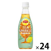 サントリー リプトン TEA SPARKLE（ティースパークル）レモン 410ml 1箱（24本入）
