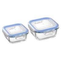 和平フレイズ レッシュ 耐熱ガラス容器2点セット ME-7395 1セット(4個)