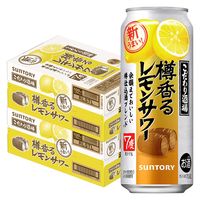 レモンサワー チューハイ 酎ハイ こだわり酒場 樽香るレモンサワー 500ml 2ケース（48本）