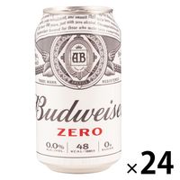 ノンアルコールビール ビールテイスト飲料 バドワイザーゼロ 350ml 1ケース（24本）
