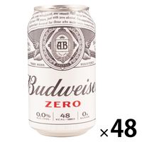 ノンアルコールビール ビールテイスト飲料 バドワイザーゼロ 350ml 2ケース（48本）