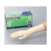 アズワン　クアラテック手袋　DXパウダーフリー　クリーンルーム用手袋　M　1箱（100枚）　8-4053-02（わけあり品）