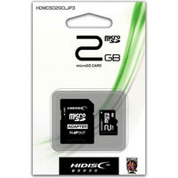 磁気研究所 HIDISC microSDカード 2GB HDMCSD2GCLJP3 1個（わけあり品）