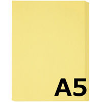 アスクル カラーペーパー A5 クリーム 1冊（500枚入）  オリジナル（わけあり品）