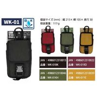 川住製作所 WKー01KH ワークポーチA_KH カーキ WK-01KH 1セット(4個)（直送品）