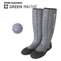 アトム グリーンマスター ヘザーグレー サイズ:3L 2627_３L 1双（直送品）