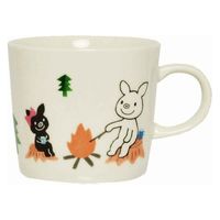 逸品社 マグカップ 360ml LuckyPig giggle ラッキーピッグ ギグル 食器 コップ 陶磁器 日本製 たき火 341051（直送品）