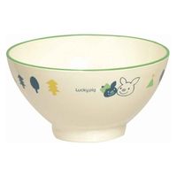 逸品社 飯椀 11cm LuckyPig giggle ラッキーピッグ ギグル 皿 食器 プラスチック 日本製 グリーン 341063 1個（直送品）