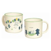 逸品社 コップ 200ml LuckyPig giggle ラッキーピッグ ギグル マグカップ 食器 プラスチック 日本製 グリーン（直送品）