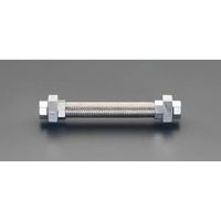 エスコ Rc 1/2” x300mm フレキシブルチューブ(ユニオン式/SUS) EA469E-4 1セット(3本)（直送品）