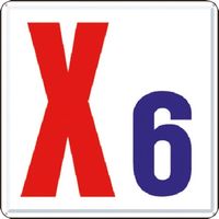 つくし工房 つくし 通り芯表示(カラー鋼板) [X6] J63-X6 1枚 184-1737（直送品）