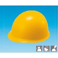つくし工房 つくし 保護帽 ABS製MP型 黄色 3105-Y 1個 184-3235（直送品）