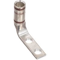 PANDUIT 銅製圧縮端子 2穴 幅細取付板 電線サイズ AWG2 取付穴サイズ 6.4mm 取付穴間隔 16mm バレル角度 90度 L（直送品）