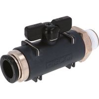 日本ピスコ ピスコ ボールバルブ 60シリーズ ストレート BVC601203 1個 809-5475（直送品）