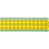 パンドウイット 電気シンボルカード 黒/黄 36マーカー/カード 10カード/パッケージ PESCーJーEC PESC-J-EC（直送品）