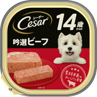 マースジャパン シーザー　トレイ　１４歳　吟選ビーフ１００ｇ 4902397839521 1セット（48個入り）（直送品）