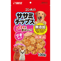 マルカン（サンライズ） ゴン太のササミチップス　プチタイプ１３０ｇ 4973321933882 1セット（10個入り）（直送品）